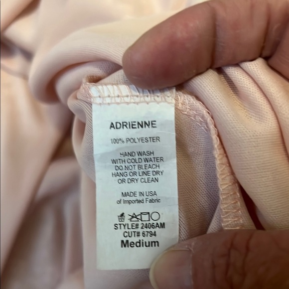 Adrienne Iridescent cheetah print maxi Dress medium new. Lined. - Picture 6 of 6